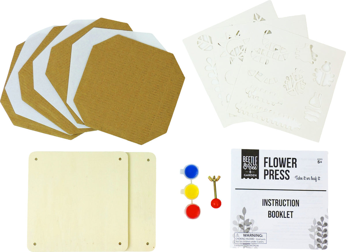Beetle & Bee Garden Paint a Flower Press