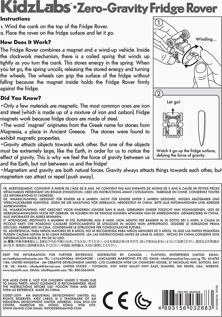 4M Kidz Labs Fridge Rover 