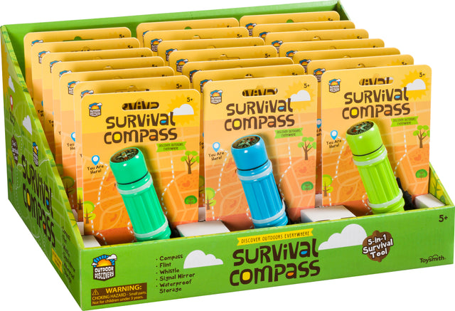 Outdoor Discovery Survival Compass (Assorted)