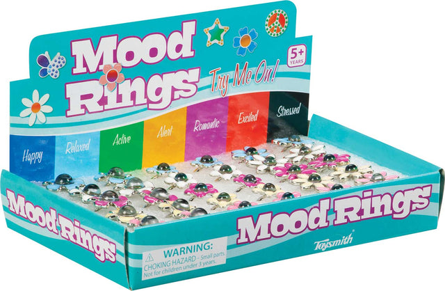 Flower Mood Rings (Assorted)