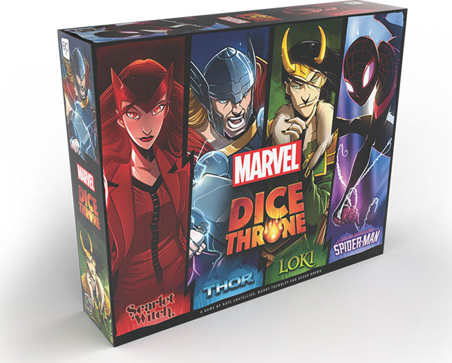 Marvel Dice Throne 4-Hero Box (Scarlet Witch, Thor, Loki, Spider-Man)