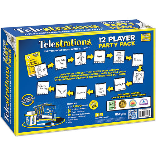 Telestrations 12 Player-Party Pack - PARTY GAME