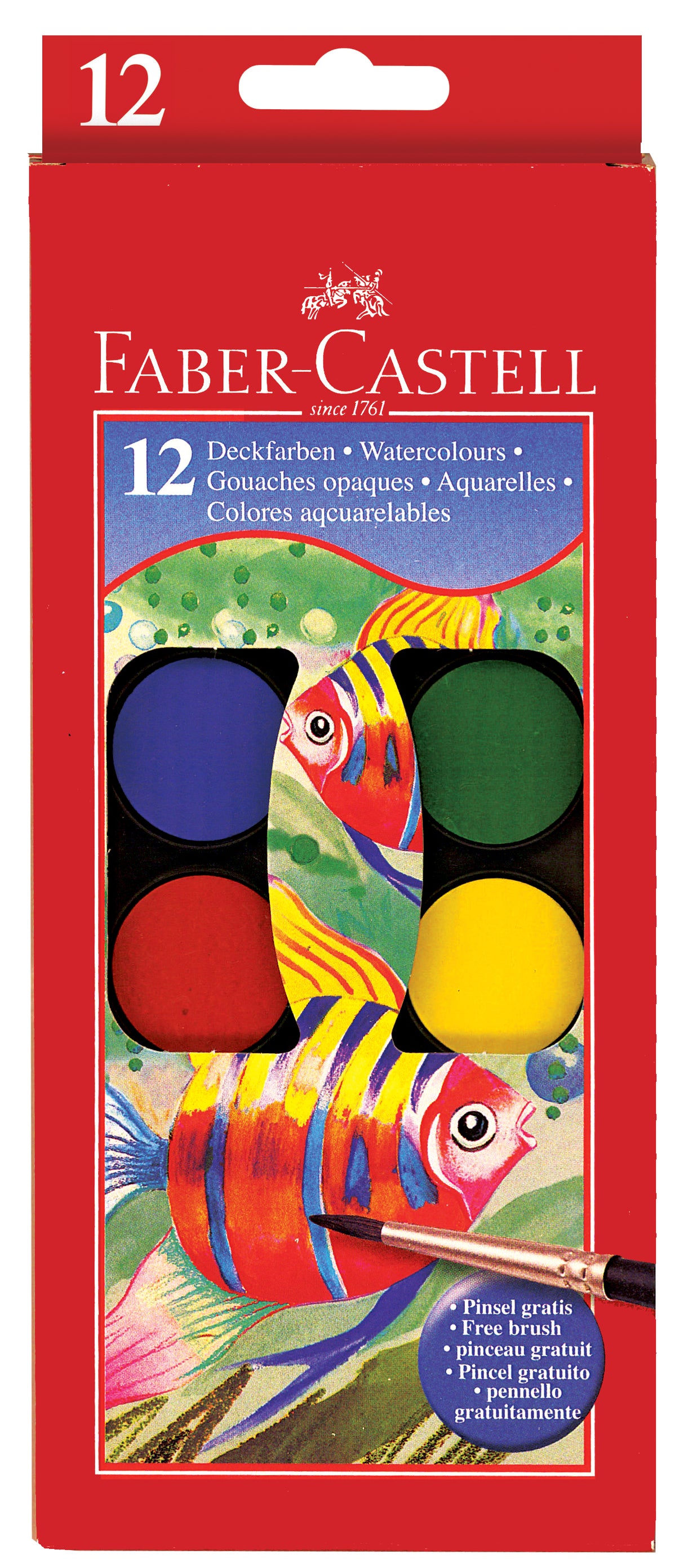 Water Color Cakes 12 ct