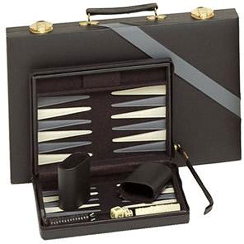 Black/ Grey Magnetic Backgammon