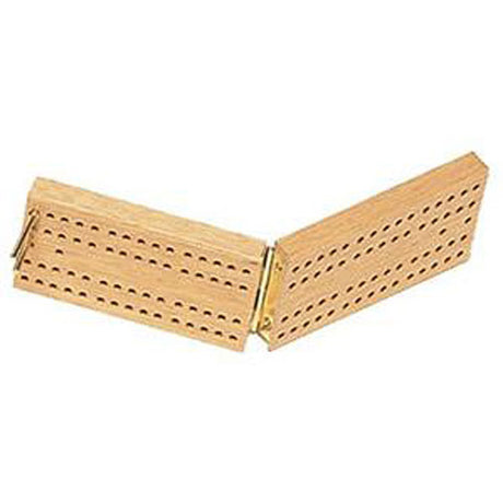 2 Track Wood Folding Cribbage